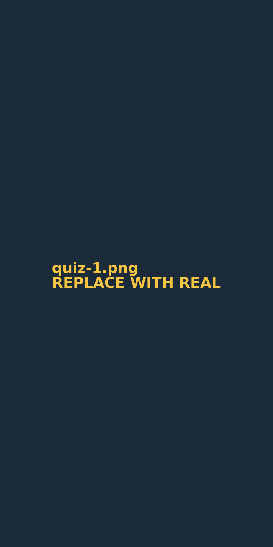 Questlyr Quiz screen 1